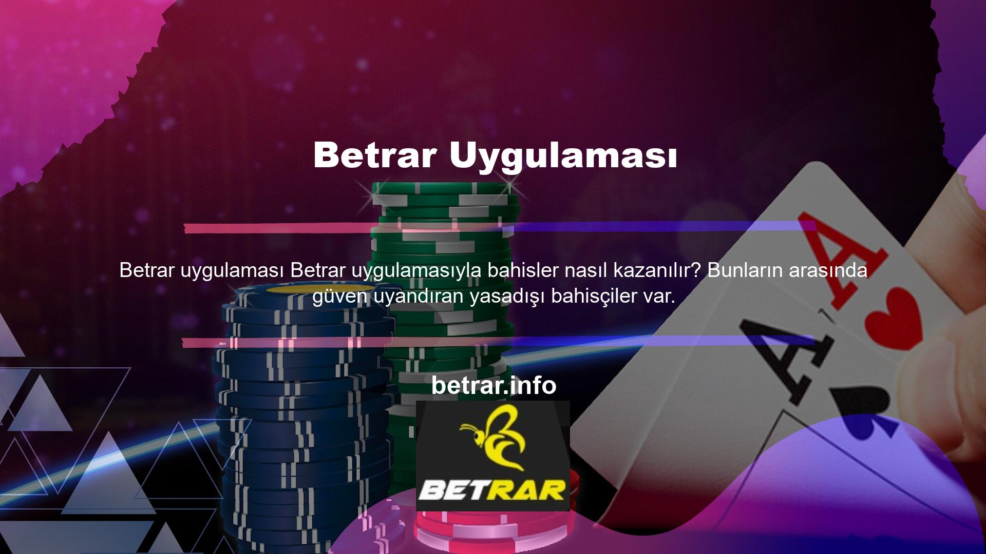 Betrar, Türk casino oyunlarına ilgi duyanların en çok aradığı ve tercih ettiği bahis şirketlerinden biridir